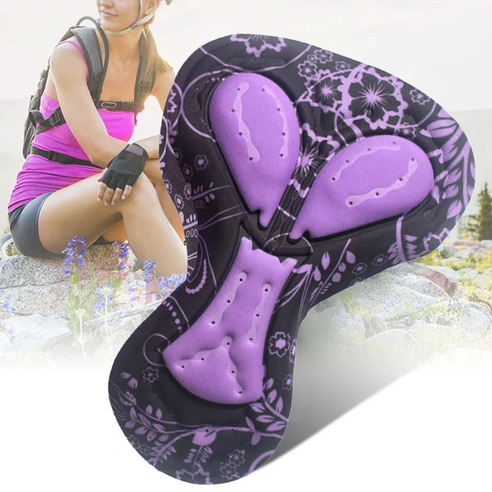 Women's Soft Foam Bike Saddle Cover – Breathable MTB Cushion Bike Saddle Cover P3