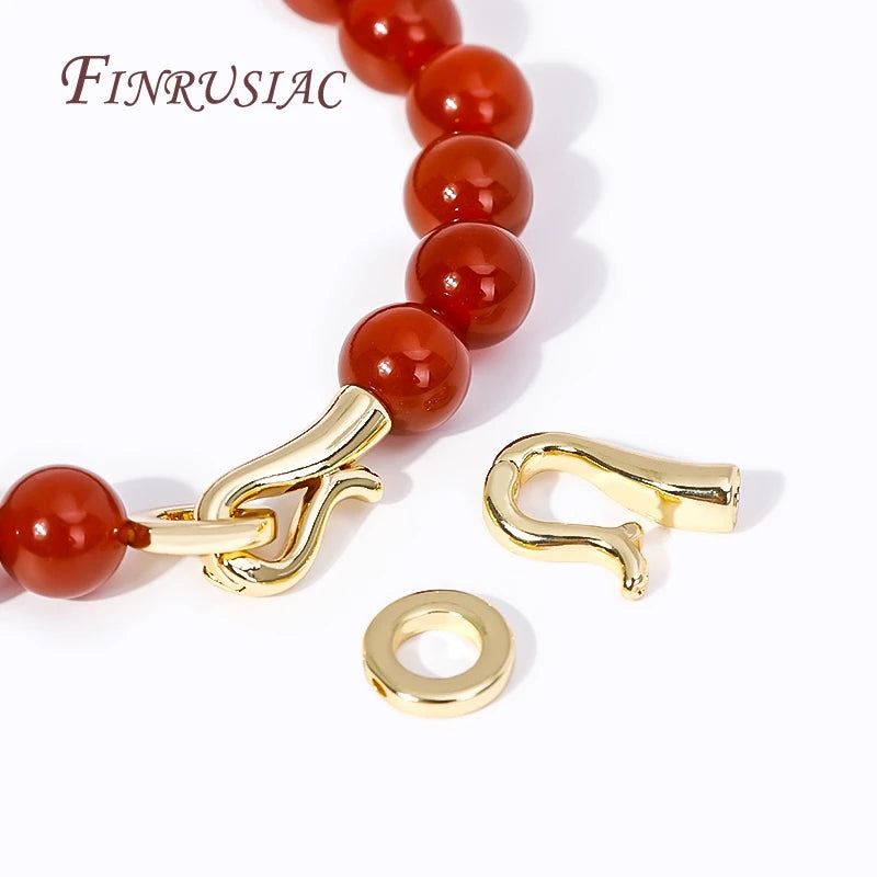 18K Gold Plated Bead End Cap Clasp – DIY Jewelry Findings Jewelry Findings Clasp P3