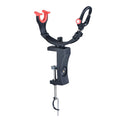 Adjustable Double-Head Boat Fishing Rod Holder | 360° Rack Fishing Rod Holder P3 Black