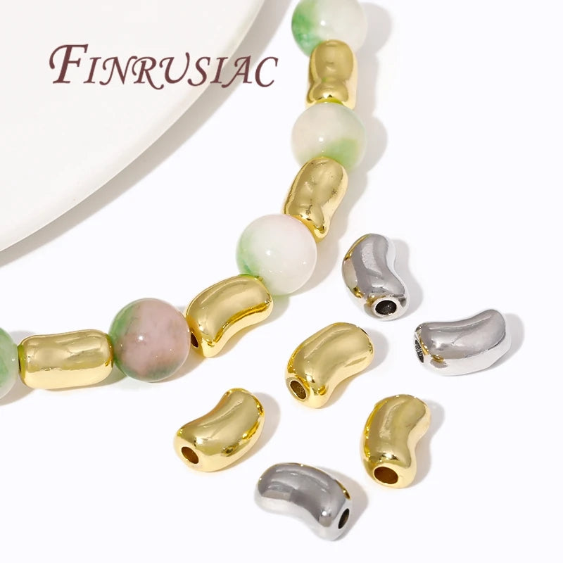 18K Gold Plated Metal Spacer Beads for Jewelry Making – 6mm Jewelry Making Beads P3