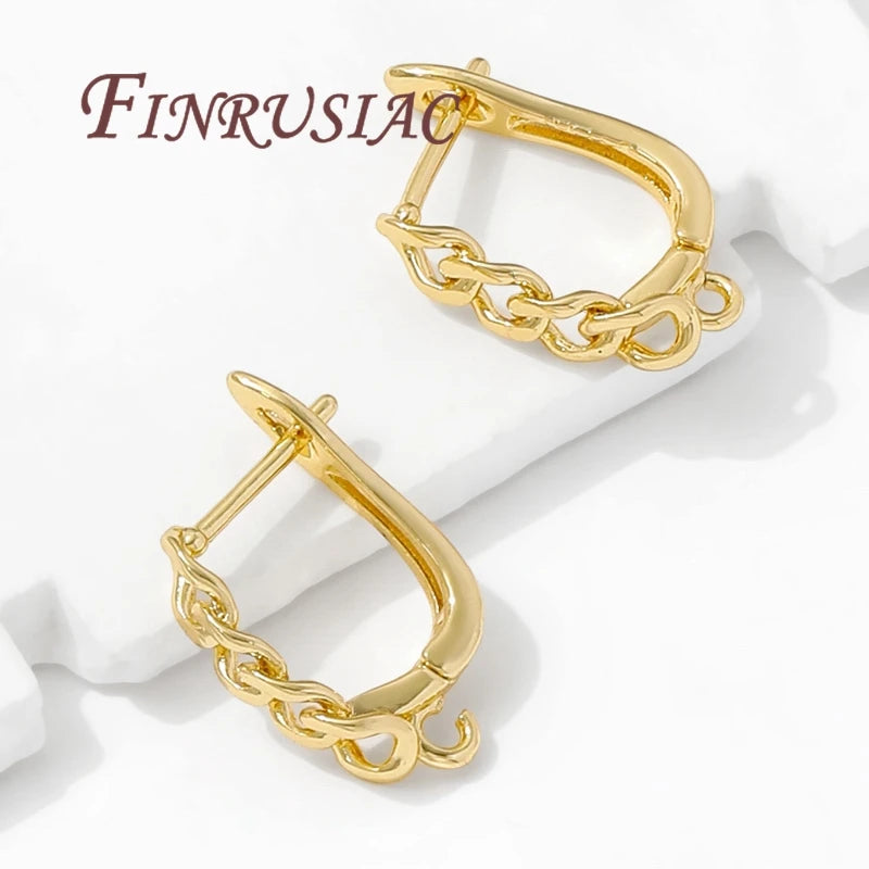 18K Gold Plated Earring Hooks – Hypoallergenic DIY Findings Earring Findings P3