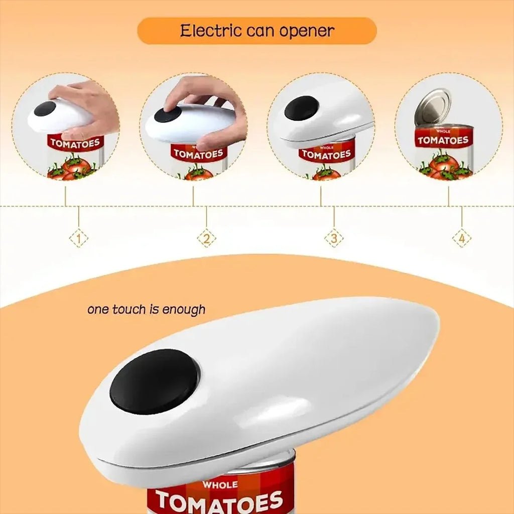 NOCCLILI One-Touch Automatic Electric Can Opener | Portable Electric Can Opener P3