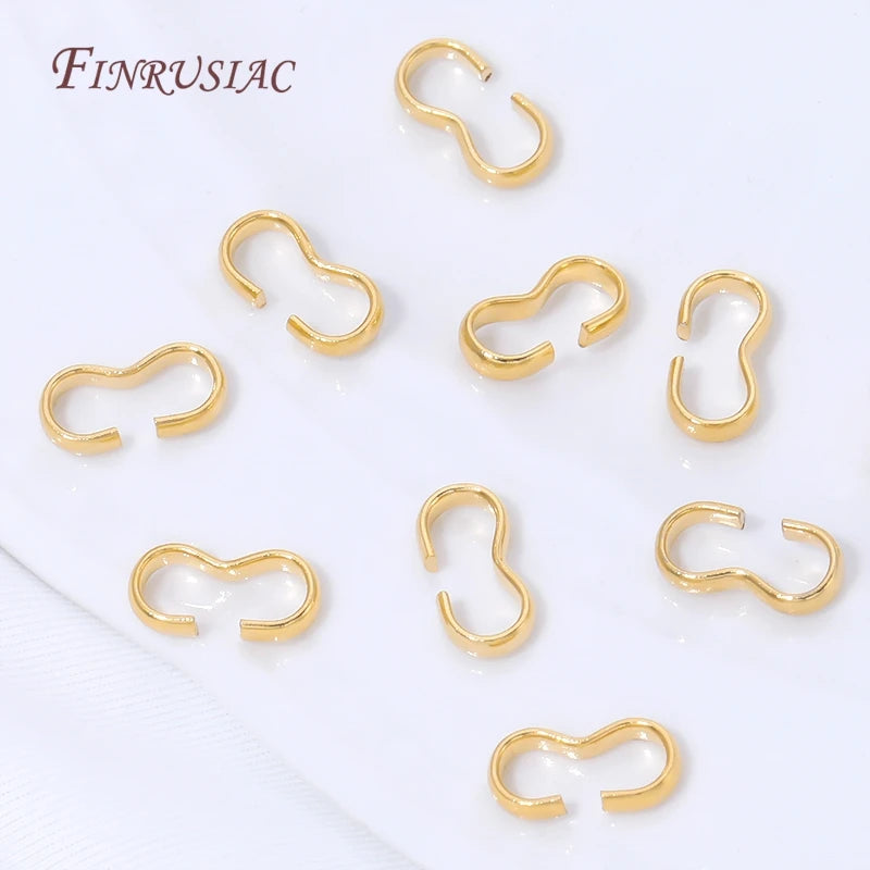 18K Gold Plated Lobster Clasps & S Hook Clasps – DIY Jewelry Jewelry Clasps & Findings P3