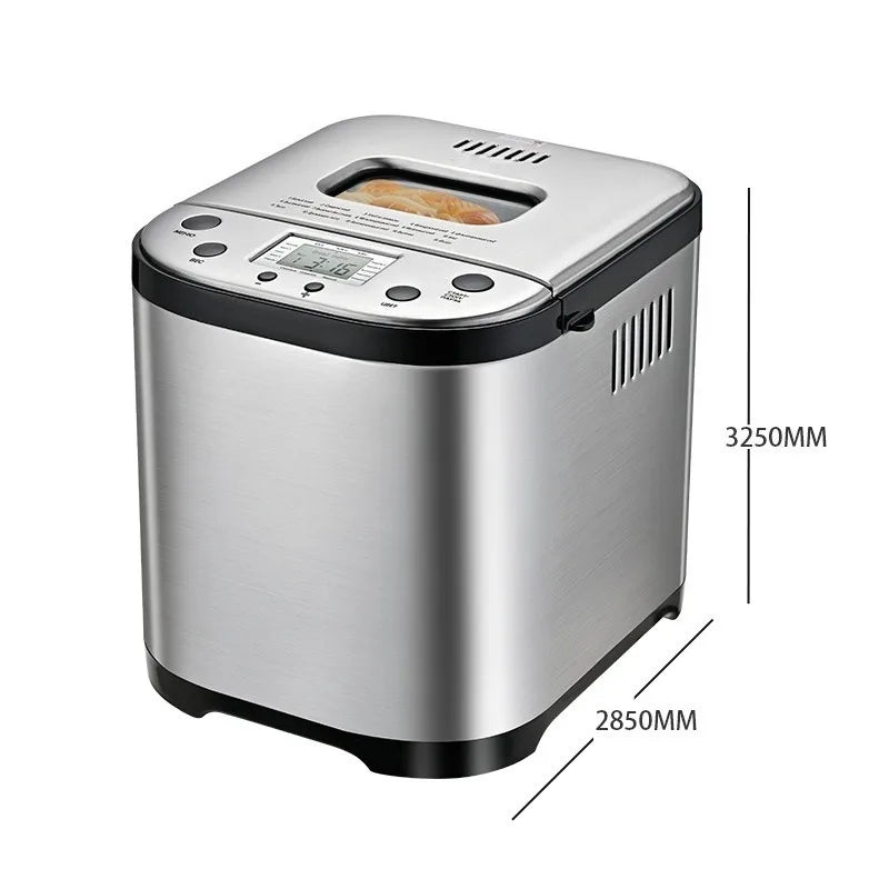 P3 Automatic Bread Maker – Dough Kneading & Fermentation Bread Maker Machine P3 silver 100V-240V EU Plug