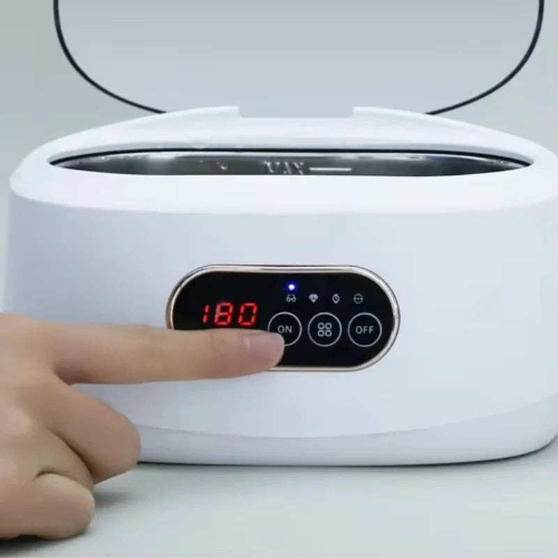 Ultrasonic Cleaner 0.66L Stainless Steel 46kHz Digital Timer Ultrasonic Cleaner P3