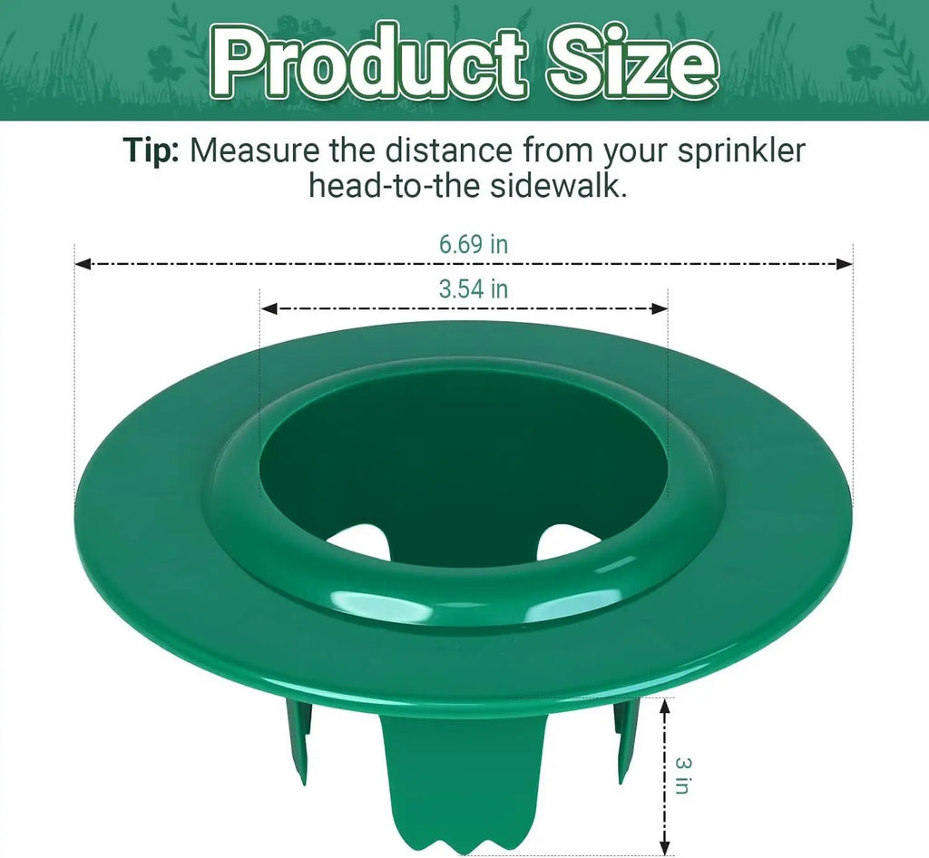 6-Pack Adjustable Sprinkler Head Guards for Lawn & Garden