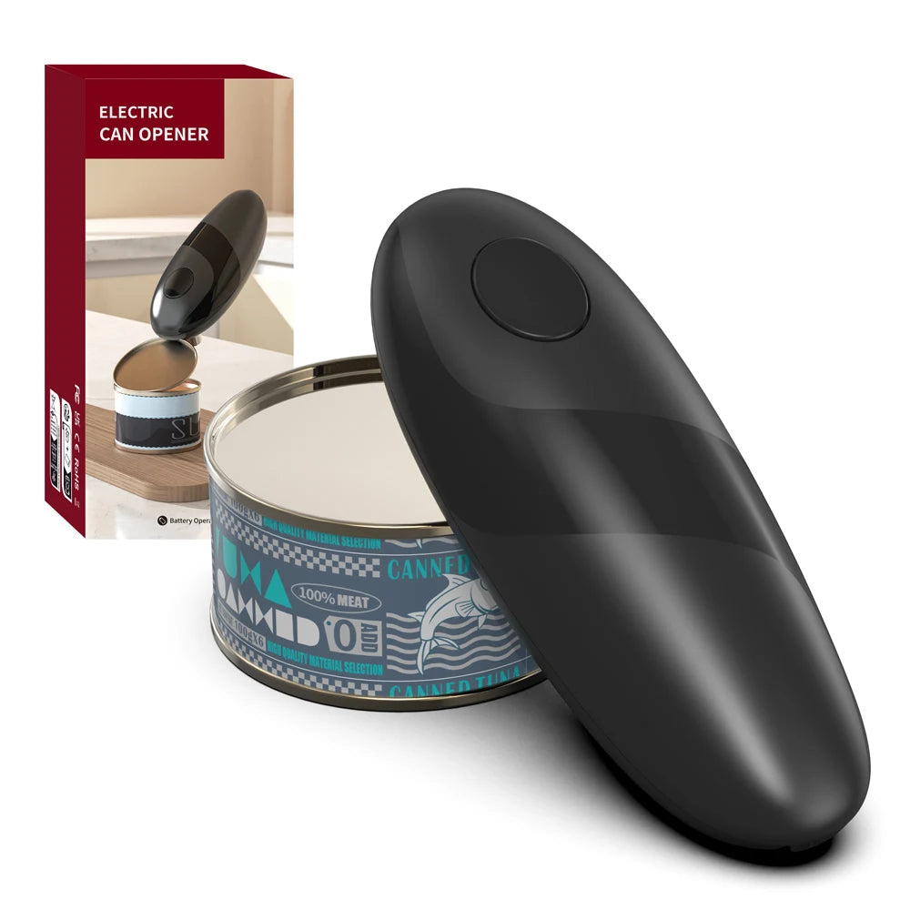 CLITON Electric Can Opener – One Touch Automatic Kitchen Tool Electric Can Opener P3 KGQ-1B