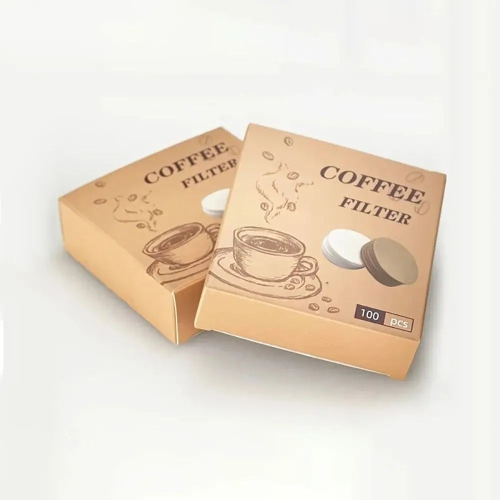 100-Pack Espresso Coffee Filter Papers – 51mm 53mm 58mm Coffee Filter Papers P3