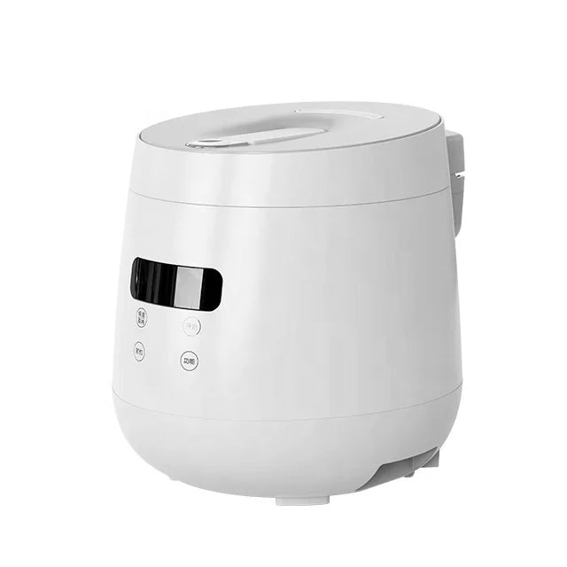 DUTRIEUX 2L Mini Electric Rice Cooker – Non-Stick 400W Timer Mini Rice Cooker P3 White AU