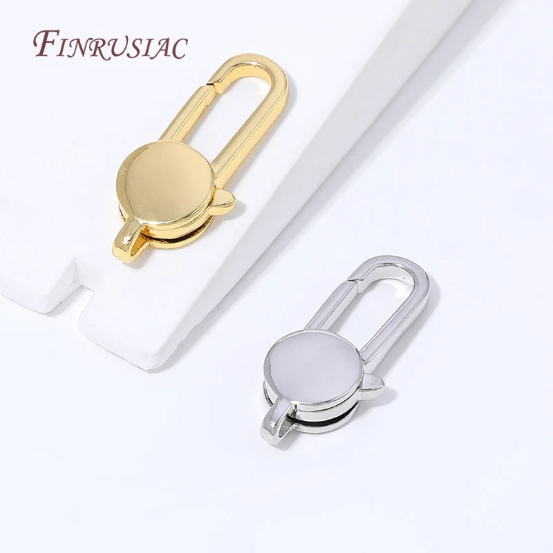 18K Gold Plated Brass Lobster Clasp – DIY Jewelry Findings Jewelry Clasp Findings P3