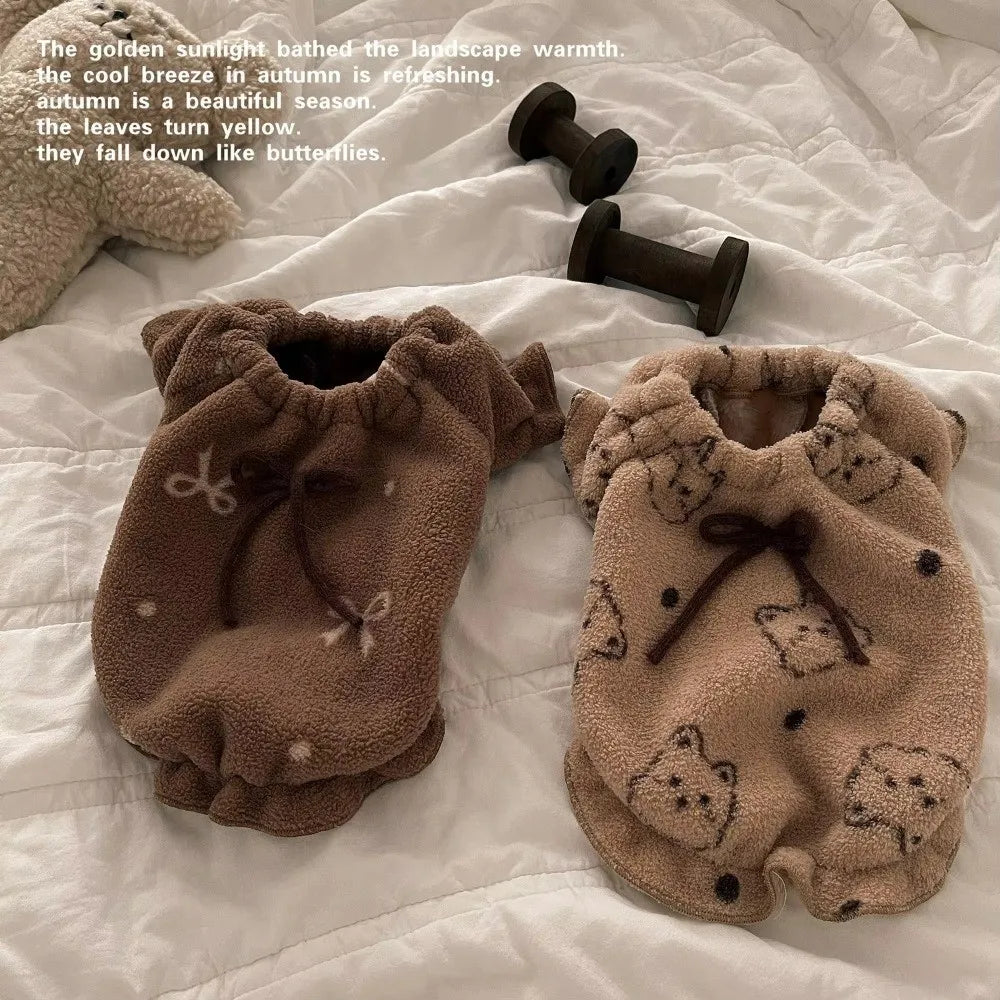 Double-Sided Plush Warm Dog Vest Coat | Small Dogs Dog Vest Coat P3