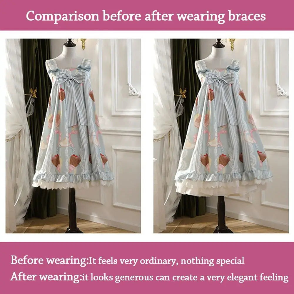 White Lolita Petticoat Crinoline – A-Line Ball Gown Underskirt Petticoat Underskirt P3