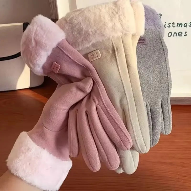 Women's Winter Touchscreen Gloves – Warm Thick Thermal Mittens Winter Thermal Gloves P3