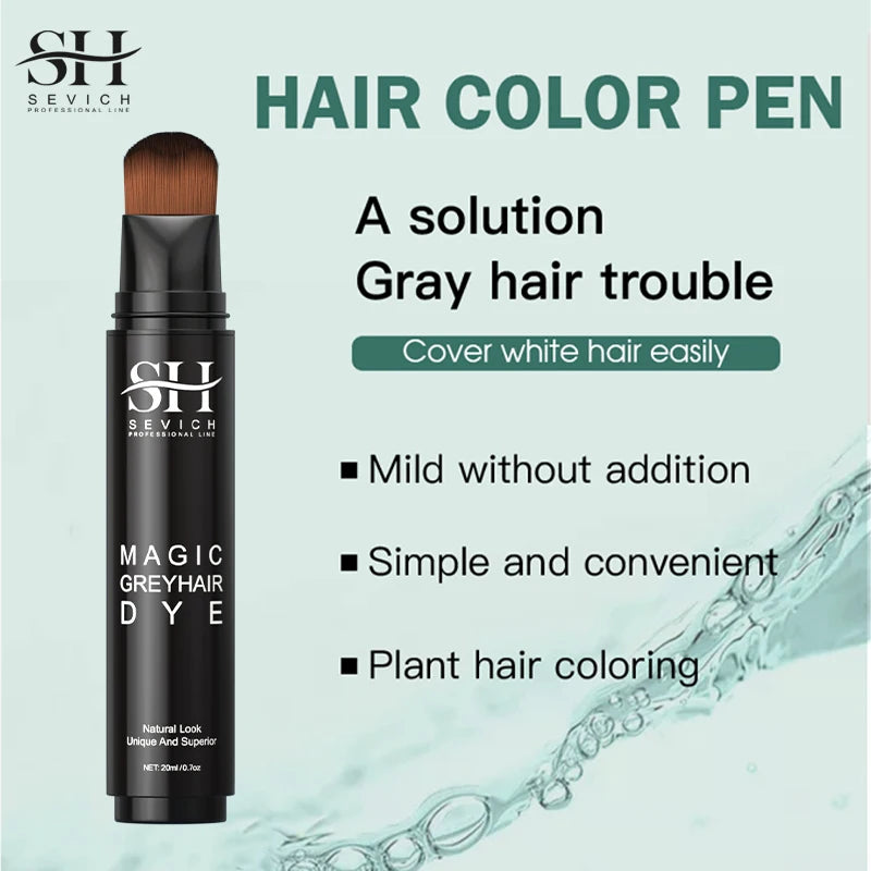 Sevich Temporary Hair Color Pen – Covers Grey & White Hair Hair Color Pen P3