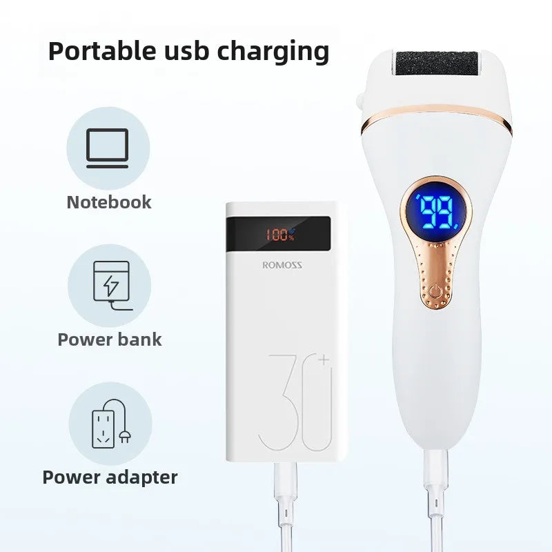 DUTRIEUX Electric Foot File Pedicure Set | Digital Display Electric Foot File P3