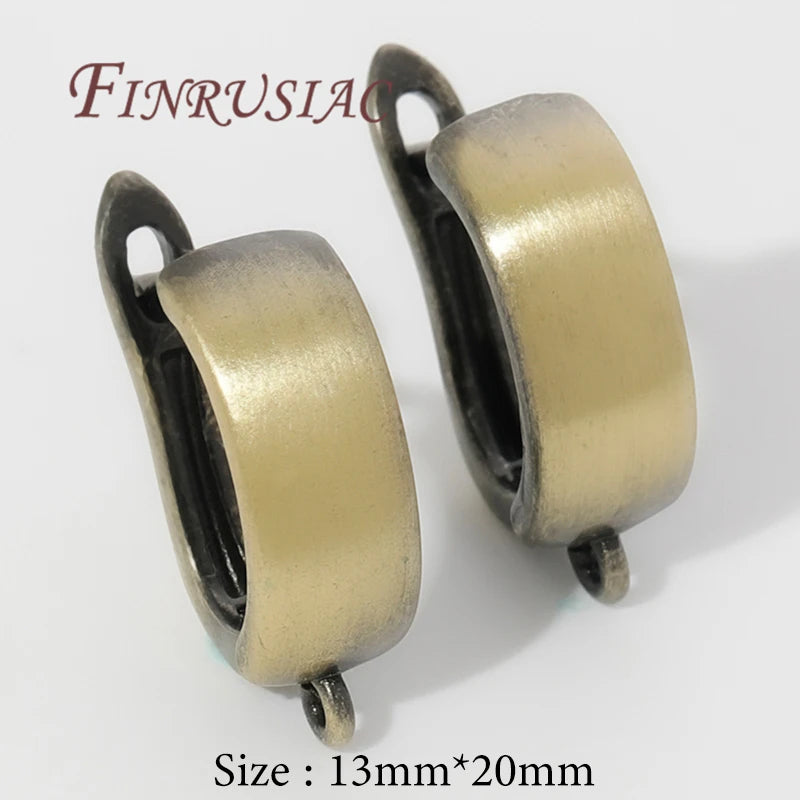 Antique Bronze Earring Hooks & Clasps | DIY Jewelry Findings Earring Hooks & Clasps P3 Antique Bronze 2 Pairs