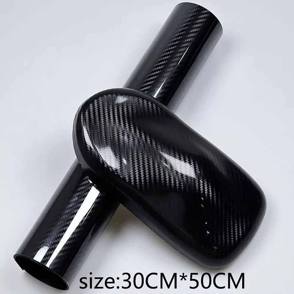 Carbon Fiber Vinyl Wrap Film 50x30cm – High Gloss 3D/6D Effect Car Vinyl Wrap Film P3