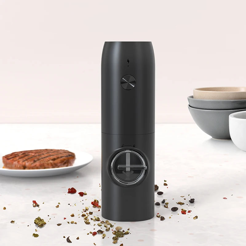 CLITON Electric Salt & Pepper Grinder Set | Adjustable Spice Mill Electric Spice Grinder P3