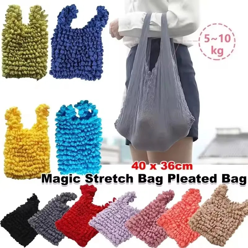 Expandable Stretch Shopping Bag – Foldable Large Capacity Tote Reusable Shopping Bag P3