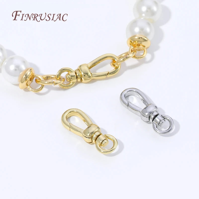 18K Gold Plated Swivel Lobster Clasp – DIY Jewelry Findings Jewelry Clasp Findings P3