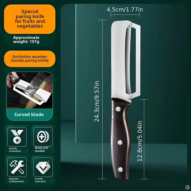 Stainless Steel Peeler Wooden Handle | Fruit & Veg Peeler Vegetable Peeler P3