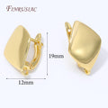 18K Gold Plated CZ Leverback Earring Findings – DIY Dangle Earring Findings P3 18K Real Gold Plated 1 pair