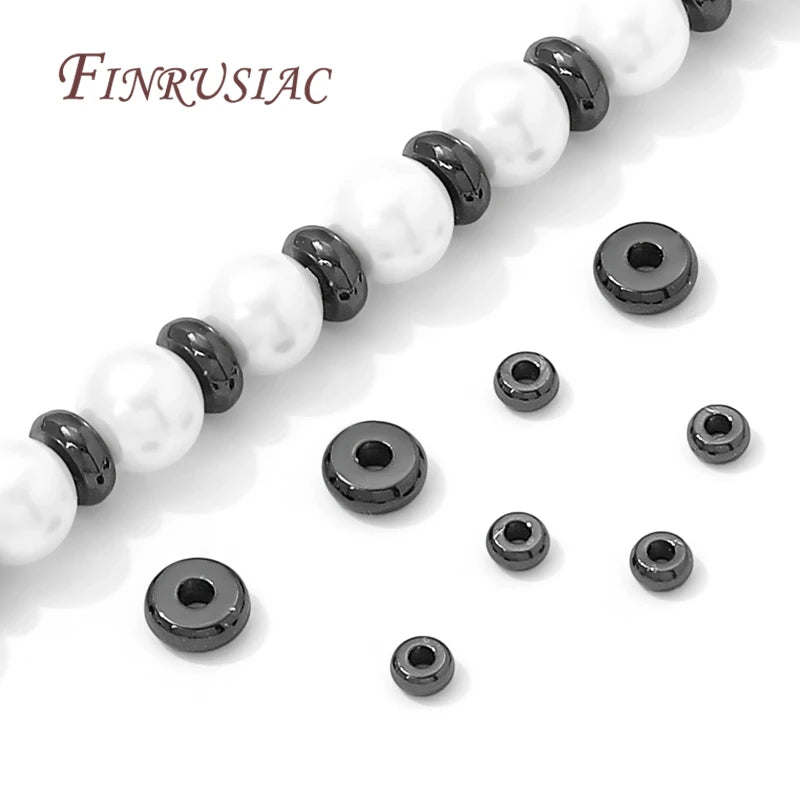 Black Plated Brass Spacer Beads 3mm 5mm – DIY Jewelry Findings Jewelry Spacer Beads P3