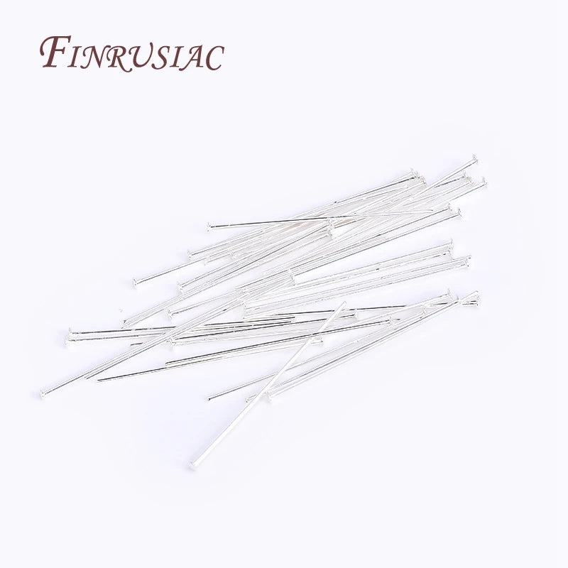 Arc-Shaped Flat Head Pins – Gold/Silver Plated Jewelry Findings Jewelry Pin Findings P3