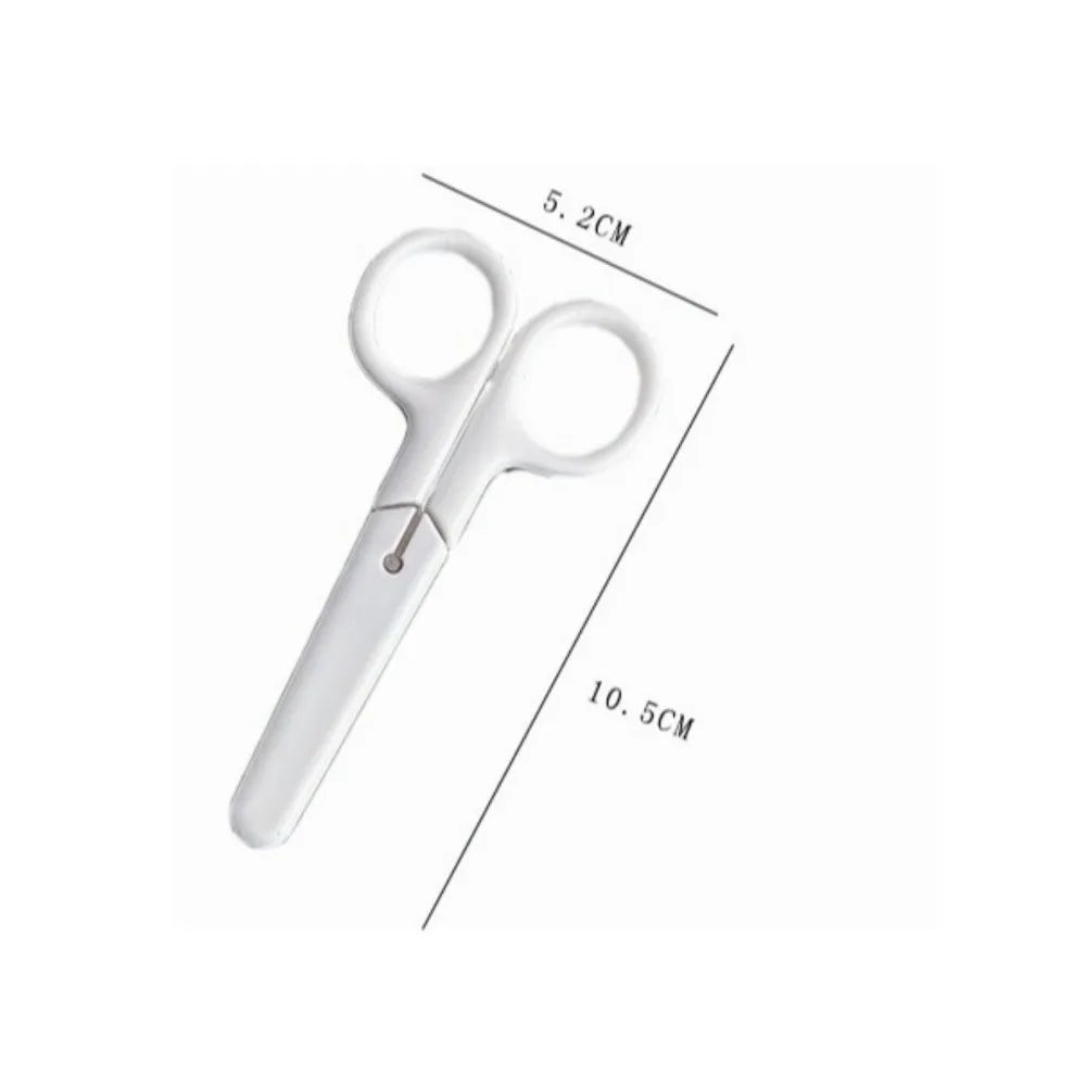 Kids Safety Scissors with Lid – Stainless Steel White Kids Safety Scissors P3