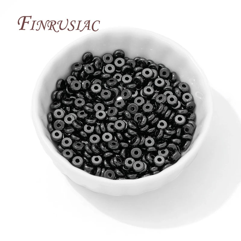 Black Plated Brass Spacer Beads 3mm 5mm – DIY Jewelry Findings Jewelry Spacer Beads P3