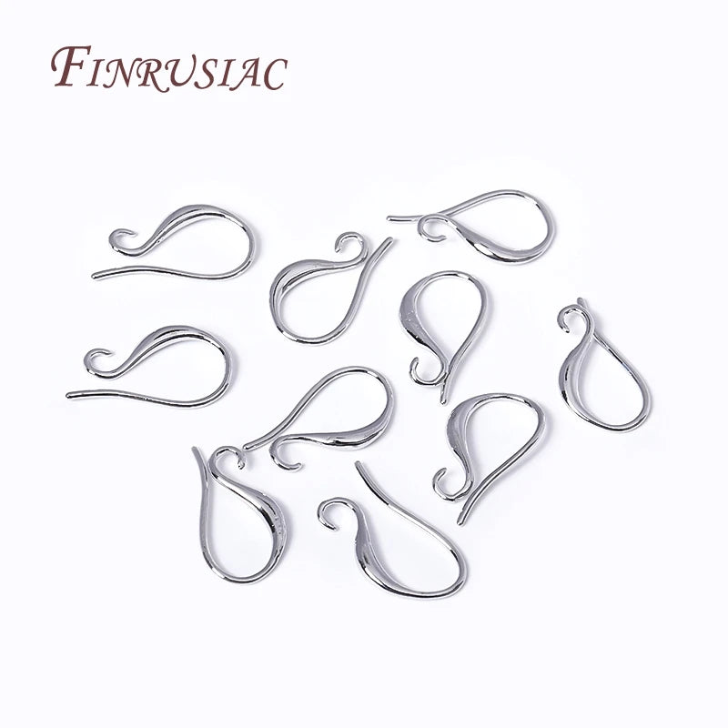 18K Gold Plated Earring Hooks Outside Loop – DIY Ear Wire Earring Findings P3