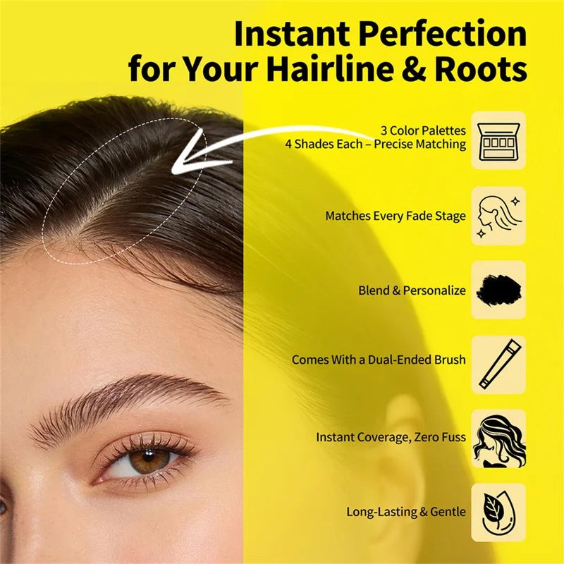 SEVICH Hairline Shadow Powder – Root Touch Up & Gray Coverage Hairline Touch-Up Powder P3