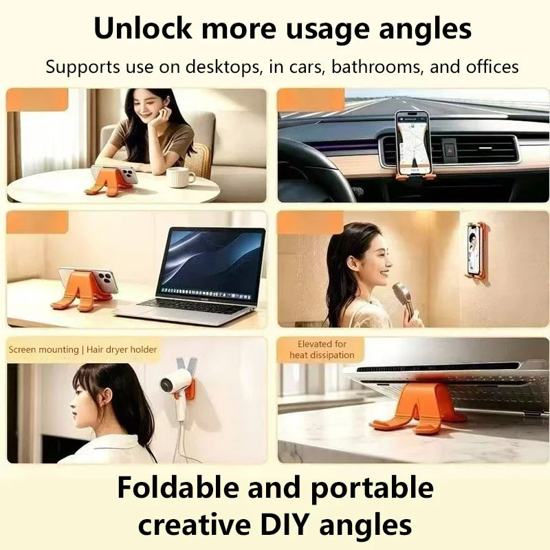 Foldable Silicone Phone Stand | Multi-Angle Desk Holder Phone Desk Stand P3
