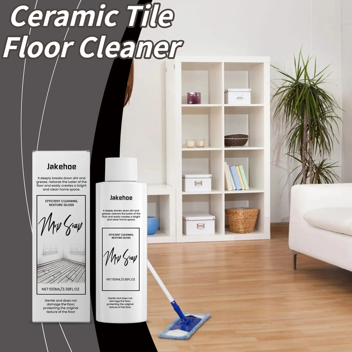 JAKEHOE Floor Cleaner – Tile & Hardwood Mop Soap 100ml Floor Cleaner P3