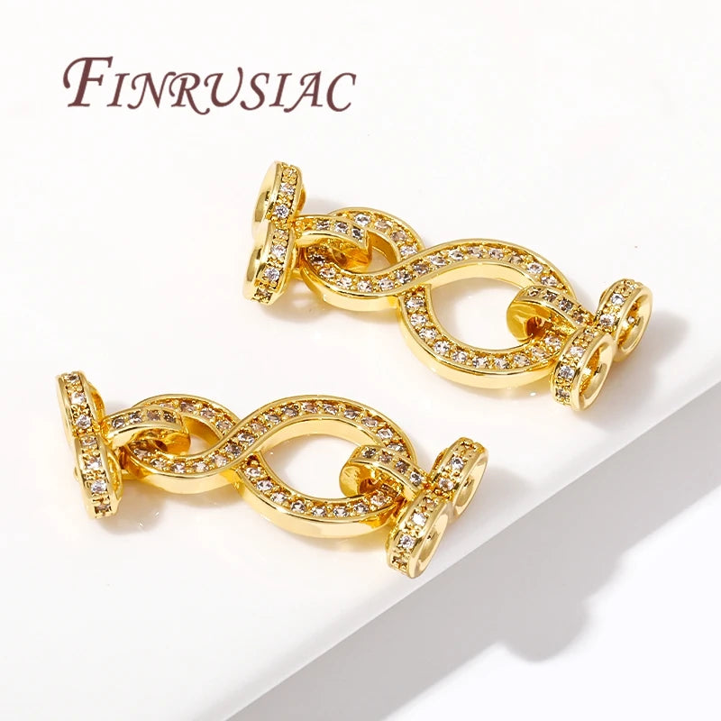 18K Gold Plated Connector Clasp for Bracelets & Jewelry DIY Jewelry Connector Clasp P3