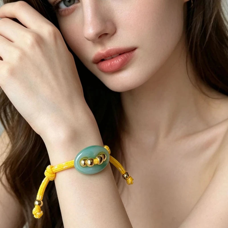 Colorful Pig Nose Beaded Woven Bracelet – Adjustable Women's Beaded Bracelet P3