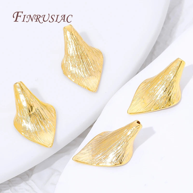 18K Gold Plated Brass Flower Bead Caps – DIY Jewelry Findings Jewelry Bead Caps P3
