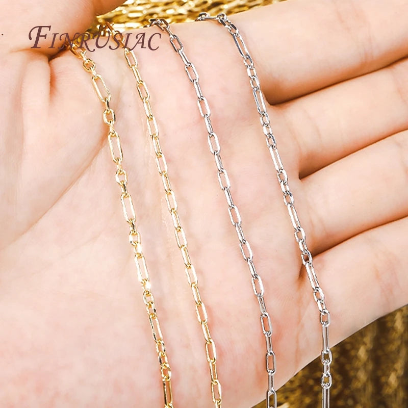 14K Gold Plated Square Chain Spool for DIY Jewelry Making Jewelry Making Chain P3