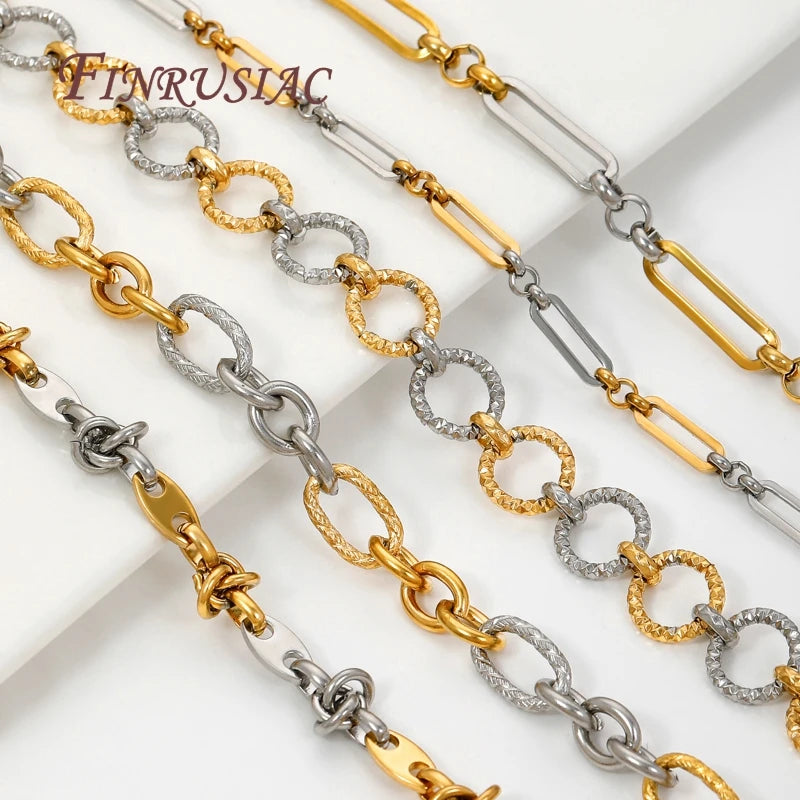 Gold-Plated Brass Chain – Cable Curb O Link | DIY Jewelry Making DIY Jewelry Chain P3