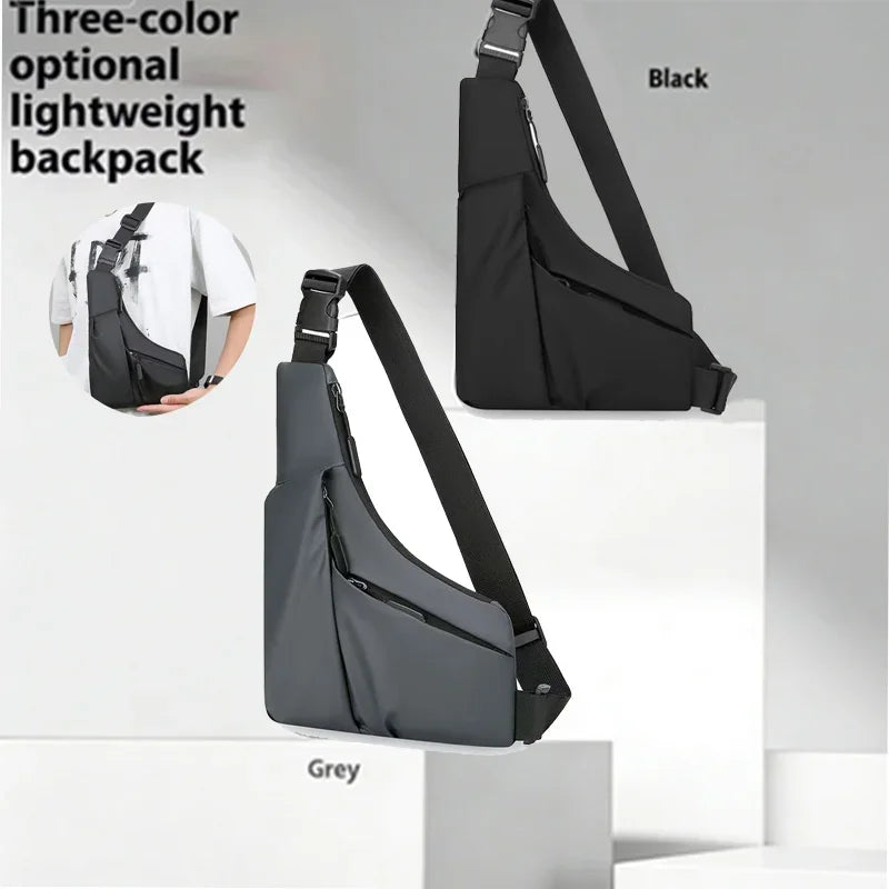 Men's Triangle Sling Bag – Large Capacity Crossbody Chest Pack Crossbody Sling Bag P3