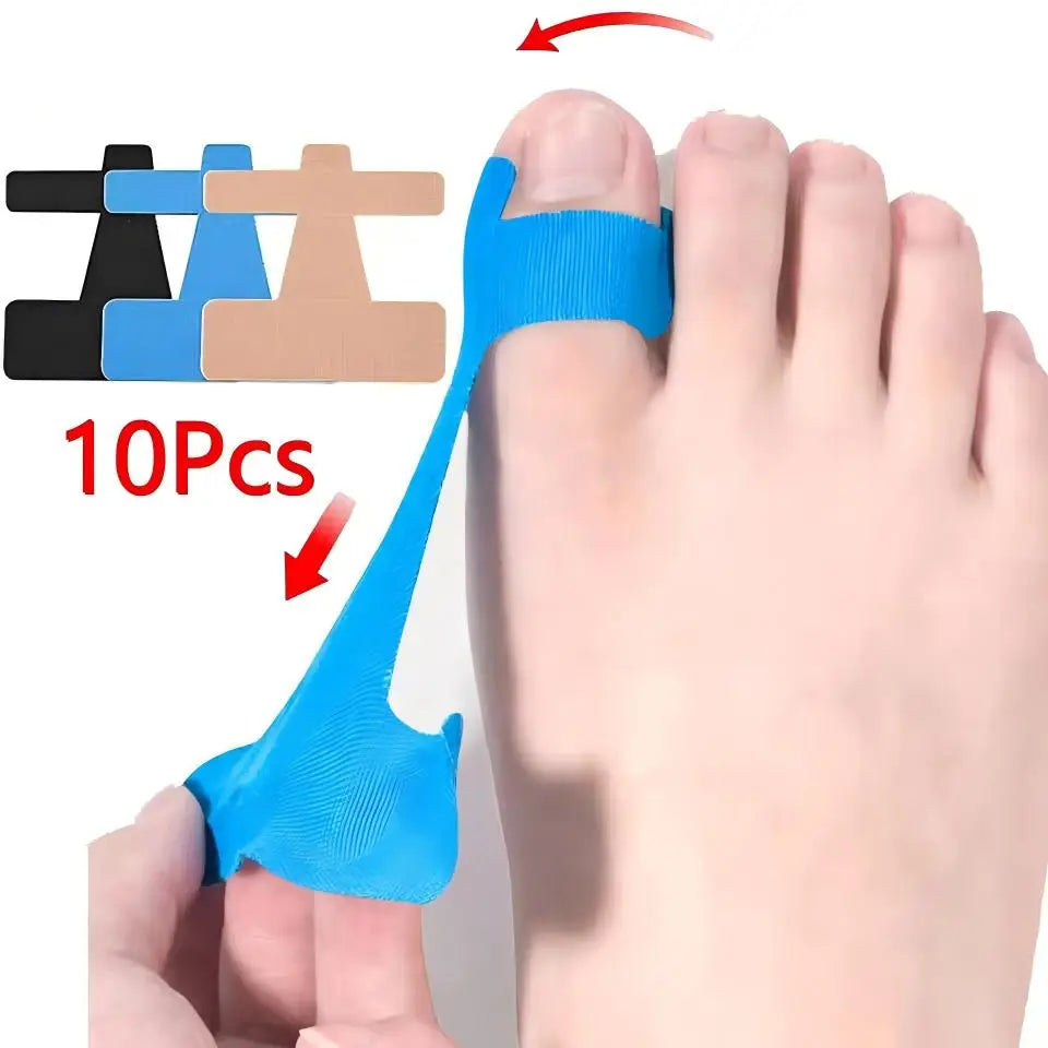 Bunion Corrector Kinesiology Tape – Big Toe Straightener 10 Pack Bunion Corrector Tape P3