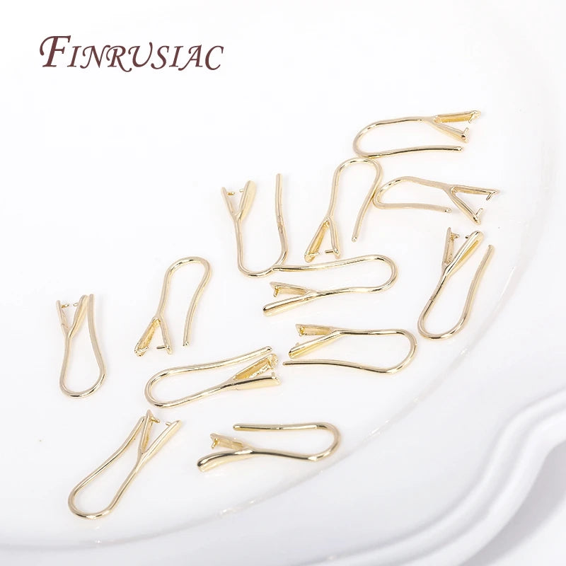 18K Gold Plated Earring Hooks Ear Wire | DIY Jewelry Making Jewelry Findings P3