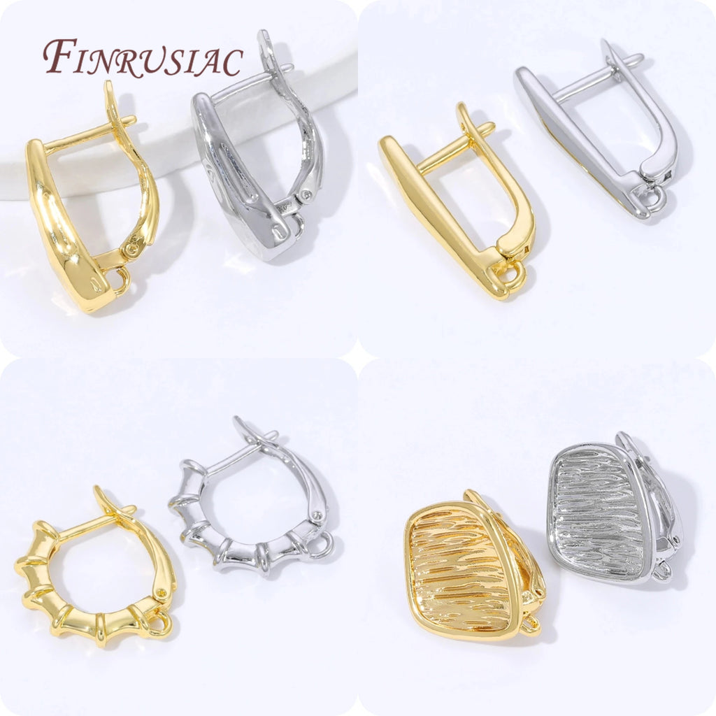 18K Gold Plated Leverback Earring Hooks – DIY Jewelry Findings Earring Hooks Findings P3
