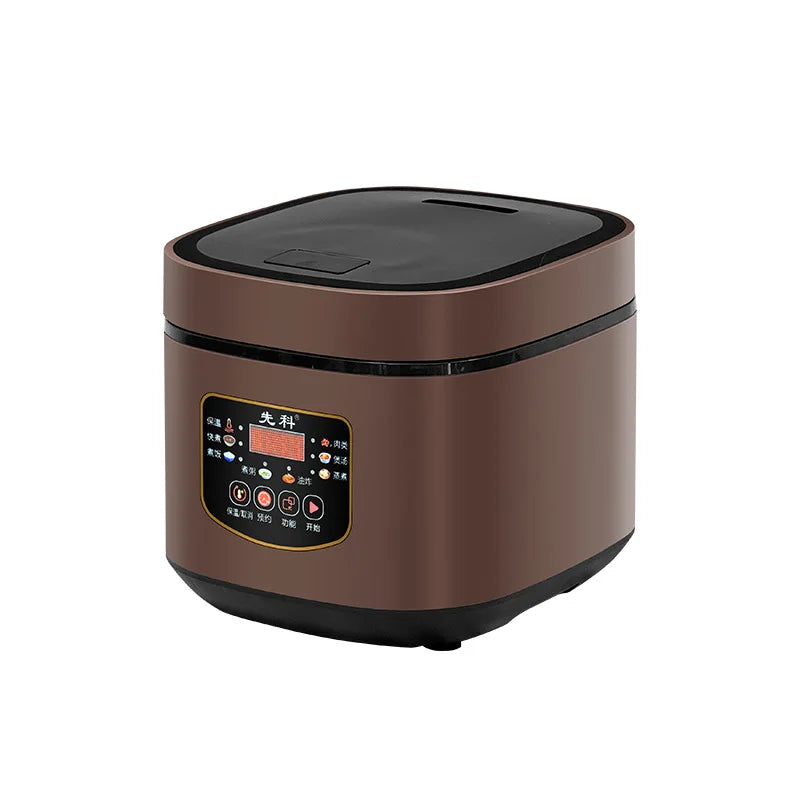 DUTRIEUX 5L Smart Electric Rice Cooker – Digital Timer, Non-Stick Electric Rice Cooker P3 Dark Khaki