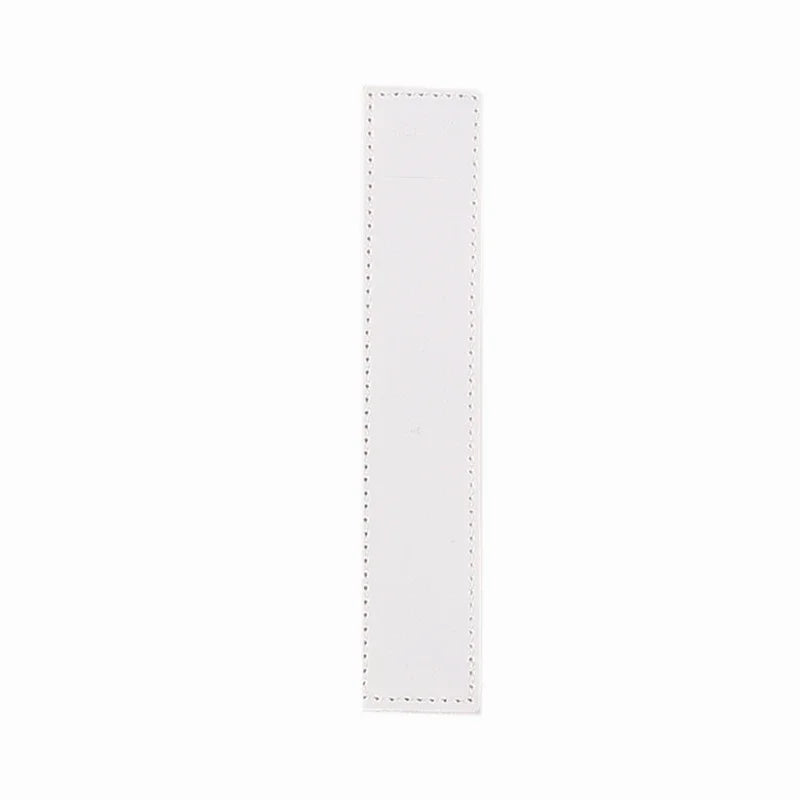 PU Leather Elastic Pen Loop Holder – Detachable Notebook Sleeve Pen Loop Holder P3 White
