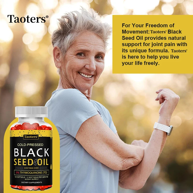 Black Seed Oil Capsules – Cold Pressed Nigella Sativa Softgels Herbal Oil Capsules P3