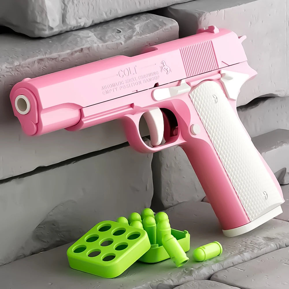 Realistic Toy Pistol with Ejecting Shells | Adult Fidget Toy Toy Pistol Model P3