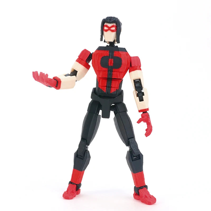 Invincible-Inspired 3D Printed Multi-Joint Posable Action Figure Posable Action Figure P3