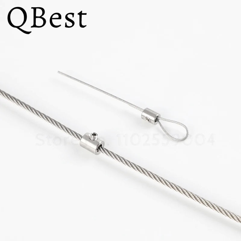 304 Stainless Steel Wire Rope Clips with Hex Grub Screw – 2 Pack Wire Rope Clamp P3