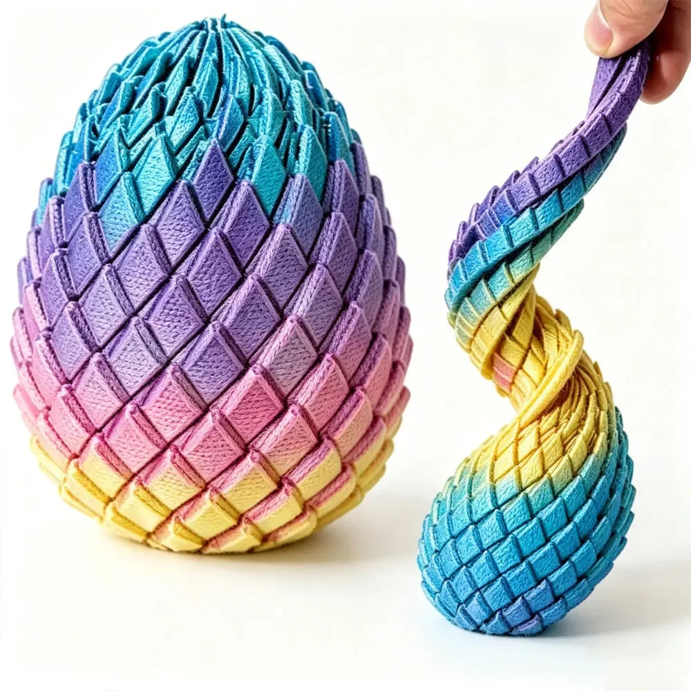 3D Dragon Egg Fidget Toy – Deformable Twist Desk Ornament Fidget Toy P3
